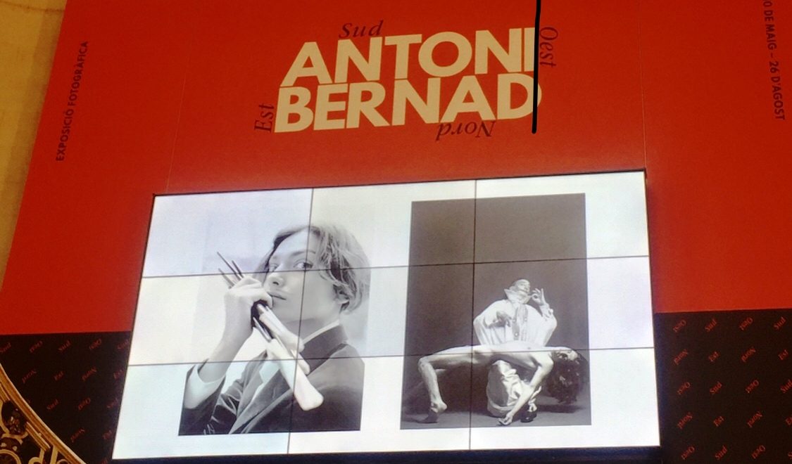Cartel de la exposición Antoni Bernad